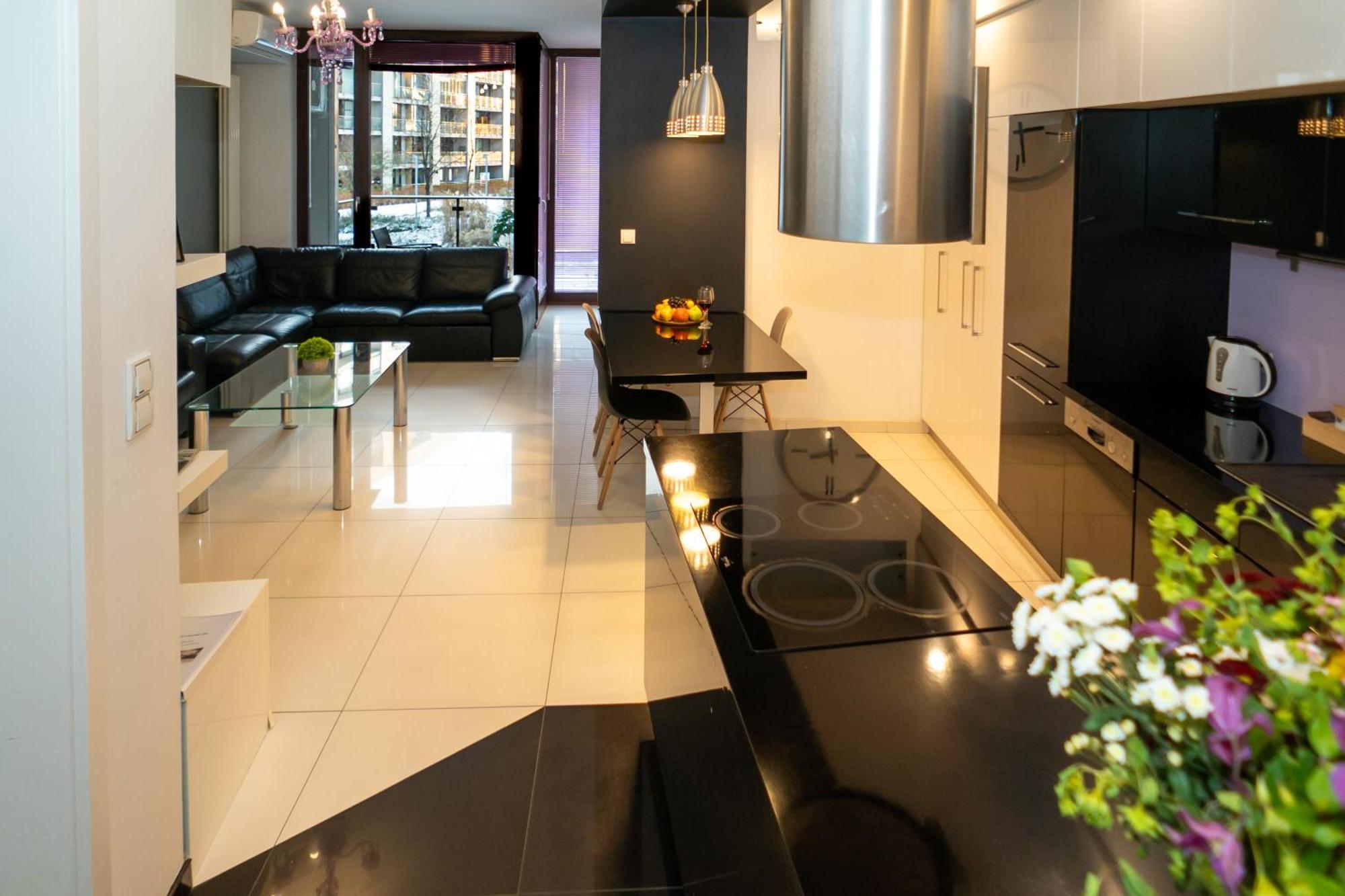 Triton Apartments وارسو الغرفة الصورة